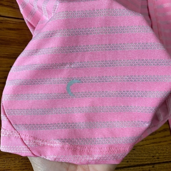 Zyia Active Sz S Pink Open Split Back Cross Tank - Picture 8 of 8